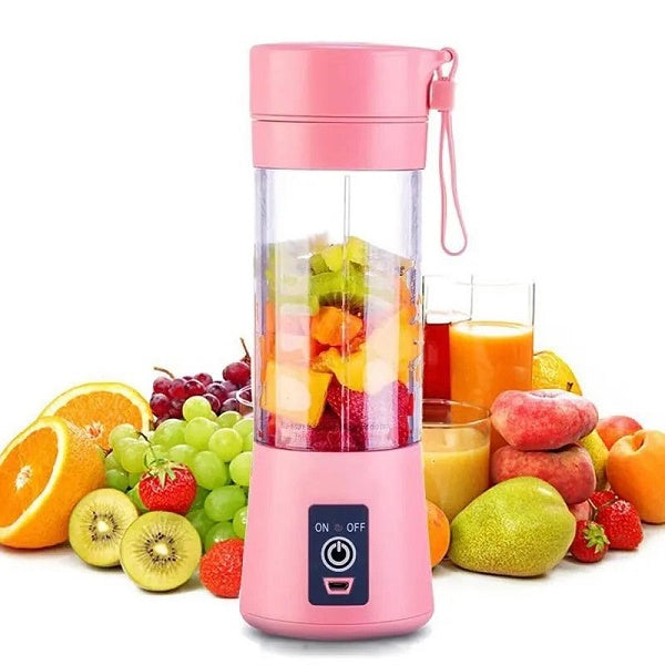 Portable Powerful 6 Blades USB Rechargeable Juicer/Blender