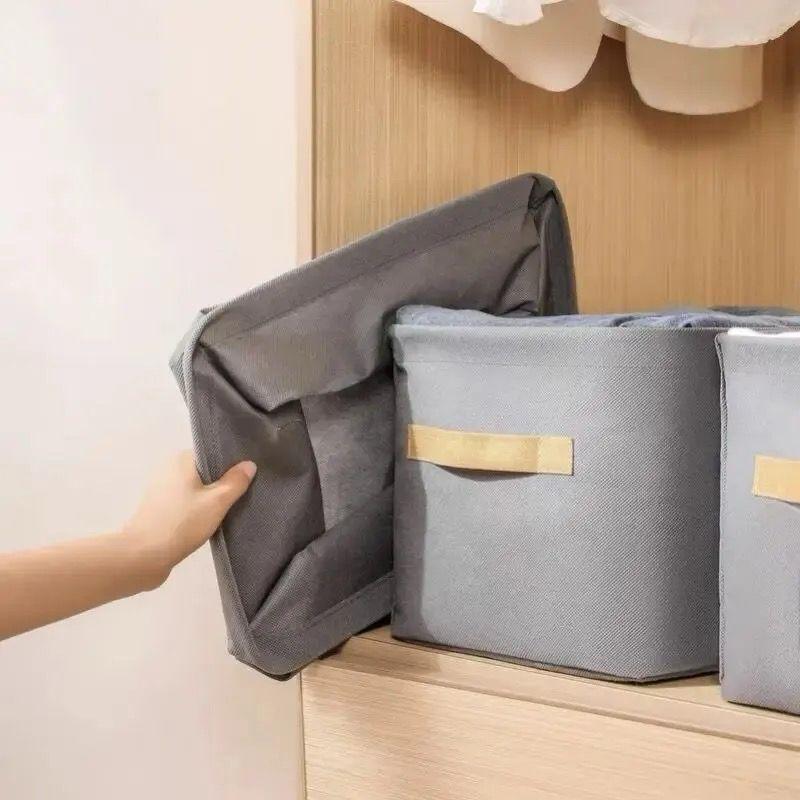 Wardrobe Organiser, Clothes Storage Organiser System Drawer Clothes Foldable Washable Storage Box for T-Shirt, Jeans, Shirts, Clothes