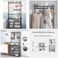 Multifunctional 4 Layers Shoe & Coat Rack