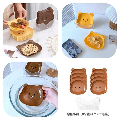 Bear Snack plate (8pcs)