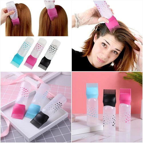 Hair Oil Comb bottle