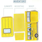 School Bus Design Storage box cum Sitting Stool Cartoon Children's Toy Storage Box for Kids