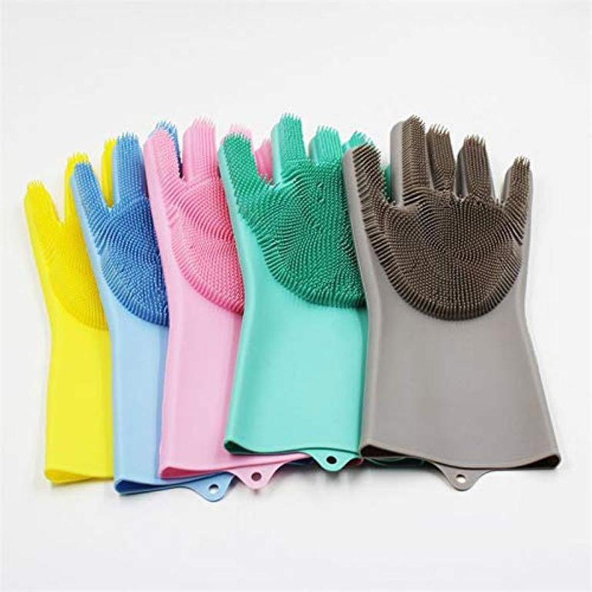 Washing Gloves, Silicone Dish Washer, Hand Gloves For Cleaning