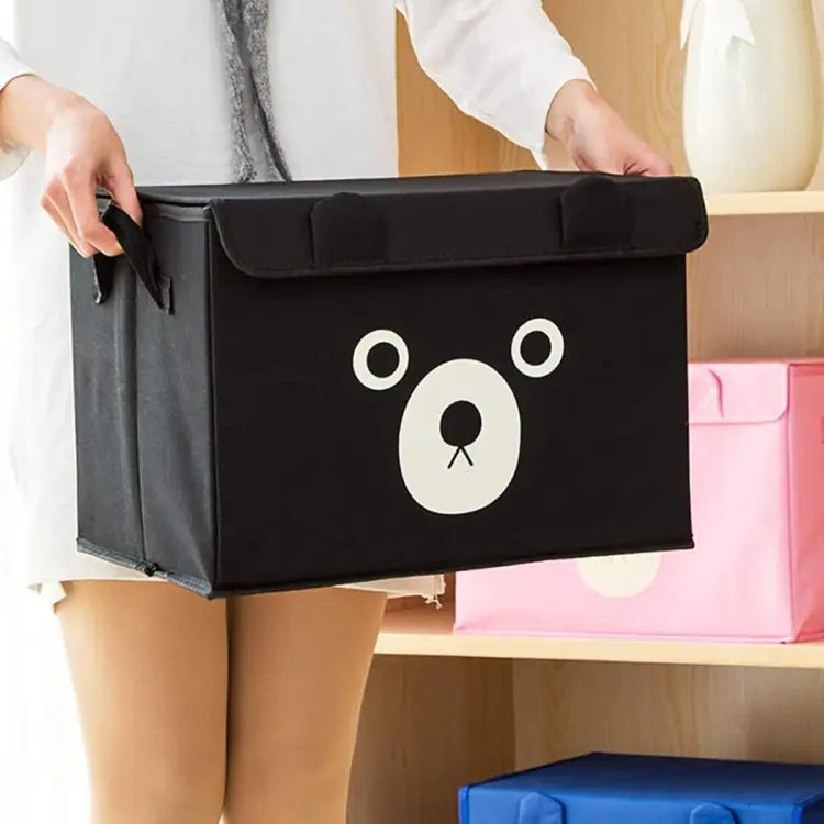 Panda Design Soft Fabric Storage Bag (Random Colour)