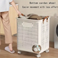 LARGE CAPACITY MOVABLE FOLDING LAUNDRY BASKET