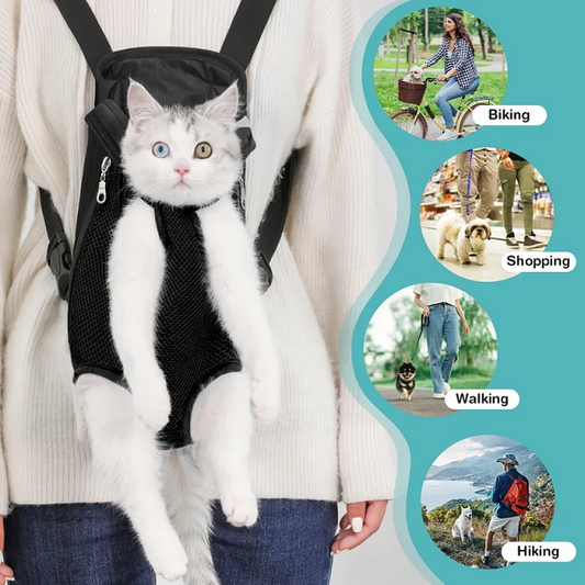 Pet Carrier Backpack Carrier with Storage Pockets