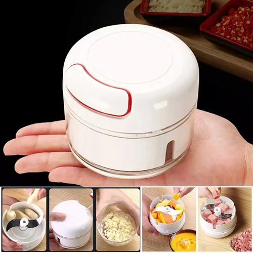 Mini Chopper, Multifunctional Hand Held Vegetable Chopper, Hand Pull String Food Chopper