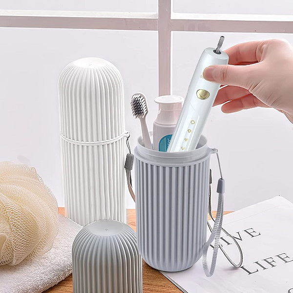 Portable Toothbrush Case Toothpaste Cup Holder Protect Storage Box Travel Organizer