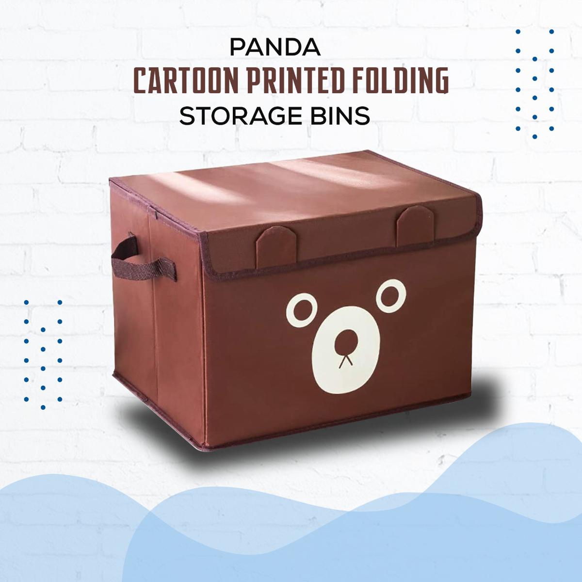 Panda Design Soft Fabric Storage Bag (Random Colour)