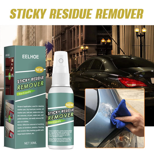 Quick And Easy Sticker Remover Sticky Residue Remover Cleaner Spray For Car Glass Label Cleaner Adhesive Glue Spray