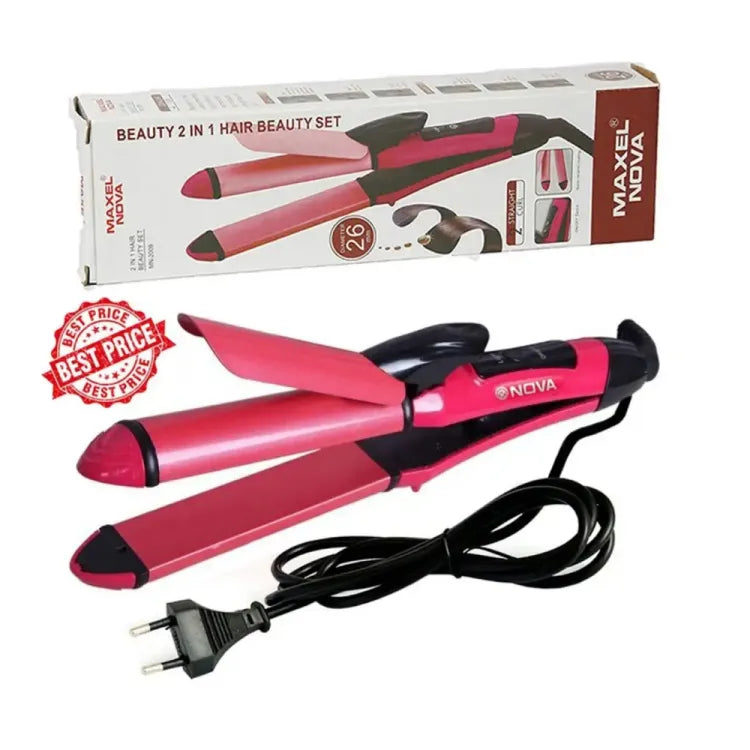 2 in 1 Hair Straightener and Curler