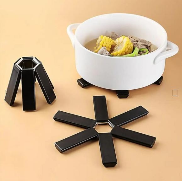 Best foldable Matt Kitchen Non-slip Folding Insulated Mat Heat Resistant Cushion Pan Pot Pad Holder