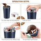 Mini stainless steel Electric Coffee Bean Grinder Portable Grinder Herbs Salt Pepper Spices Nuts Grains Powder Crusher