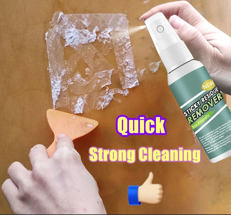 Quick And Easy Sticker Remover Sticky Residue Remover Cleaner Spray For Car Glass Label Cleaner Adhesive Glue Spray