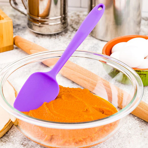 Heat Resistant Silicon Spoon Spatula & Mixing Scraper