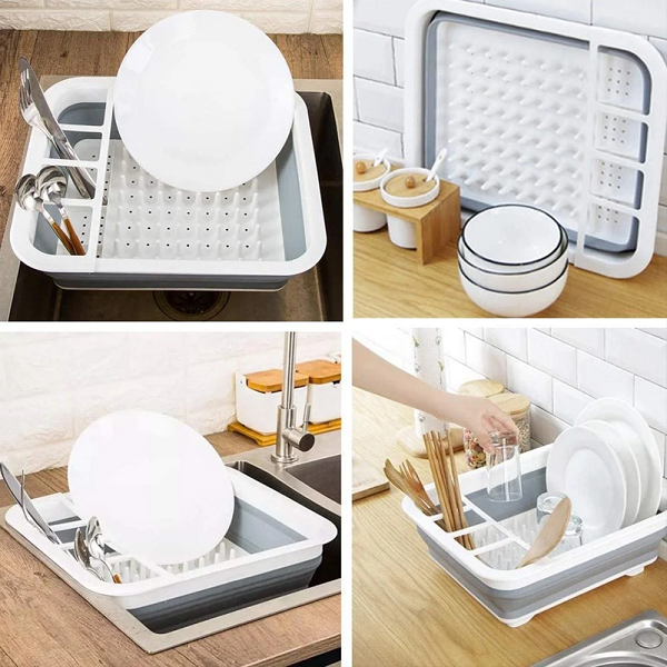 FOLDABLE DISH DRAIN RACK