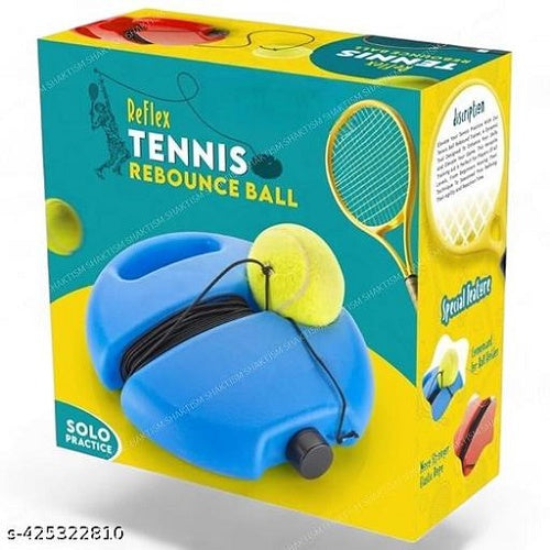 Tennis Trainer With 1Pc Tennis Ball For Beginner, Tennis Rebounder Set For Self Training, Auxiliary Training Equipment